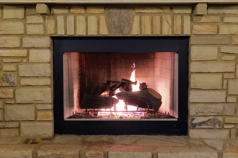 Completed Masonry Fireplace
