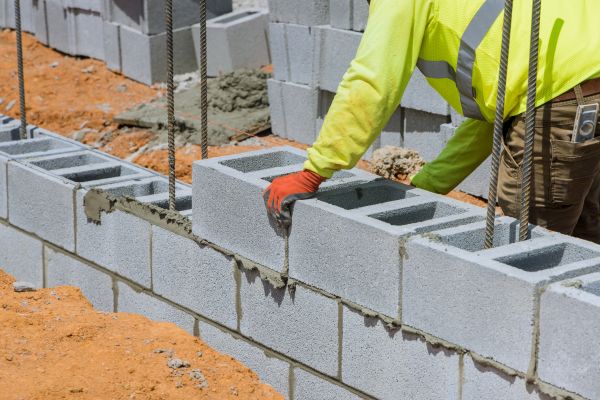 Concrete Blocks Installation in Eagle
