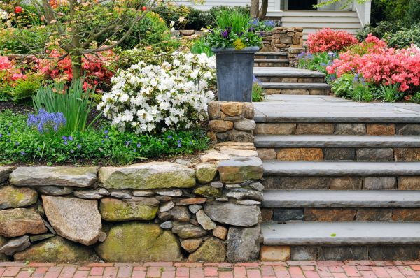Stone Stairs Repair in Eagle