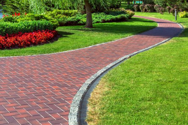 Brick Walkway Installation in Eagle
