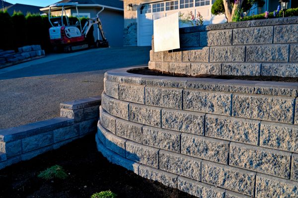 Stone Retaining Wall Repair in Eagle
