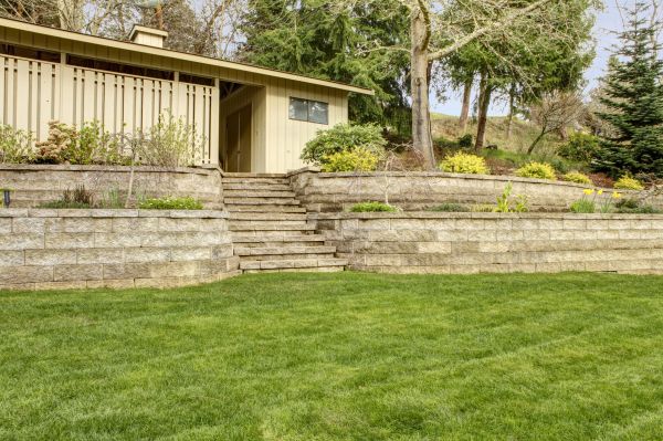 Retaining Wall Construction in Eagle