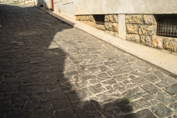 Stone Sidewalk Repair in Eagle